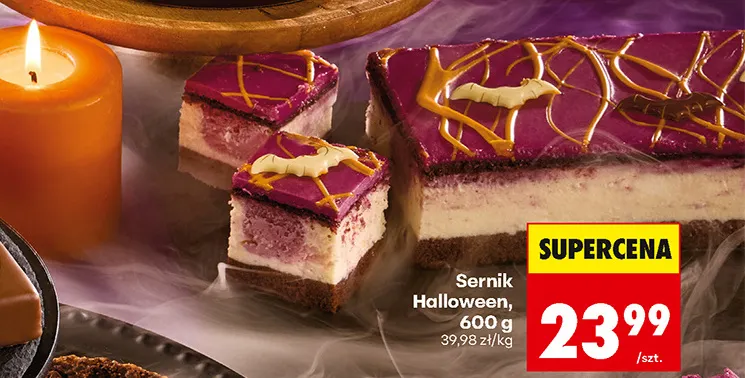 Sernik Halloween promocja w Biedronka