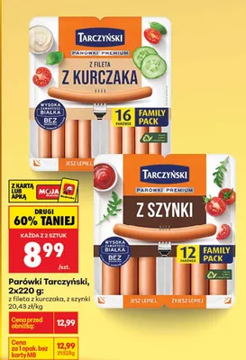 Parówki z kurczaka promocja w Biedronka