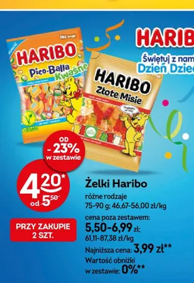 Żelki Haribo Pico-Balla kwaśne promocja w Żabka