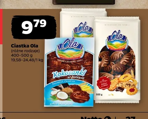 Ciastka Ola promocja w Netto