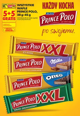 Wafle Prince Polo Oreo promocja w Biedronka