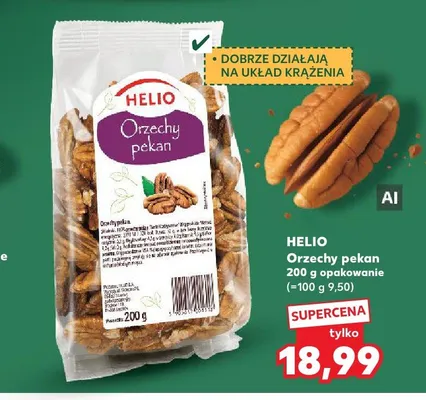 Orzechy pekan Helio promocja w Kaufland