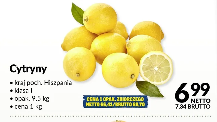 Cytryny promocja w Makro