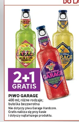Piwo Garage promocja w Stokrotka