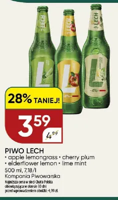 Piwo Lech lime mint promocja w Chata Polska