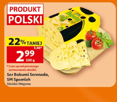 Ser Babumi Serenada SM Spomlek promocja w Auchan