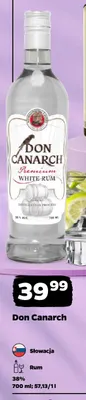 Rum Don Canarch White promocja w Netto