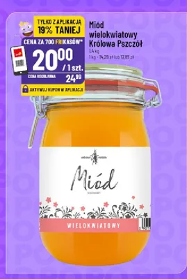 Miód wielokwiatowy Królowa Pszczół promocja w POLOmarket