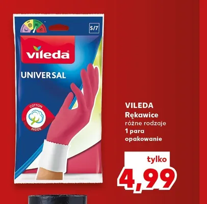 Rękawice Vileda promocja w Kaufland
