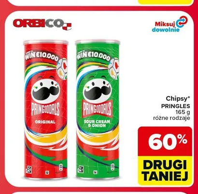 Chipsy Pringles Sour Cream & Onion promocja w Carrefour