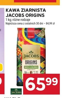 Kawa ziarnista Jacobs Origins Brazil promocja w Stokrotka