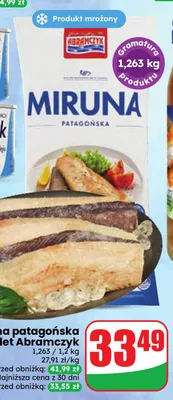 Miruna patagońska filet Abramczyk promocja w Dino