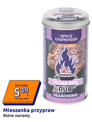 Mieszanka przypraw Texas BBQ Rub Seasoning promocja w Action