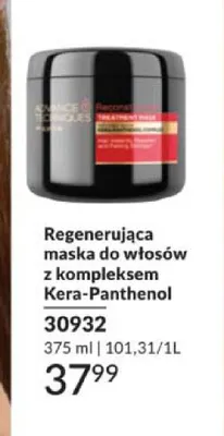 Regenerująca maska do włosów Avon Advance Techniques z kompleksem Kera-Panthenol promocja w AVON