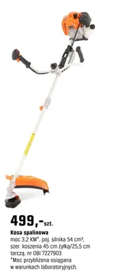 Kosa spalinowa promocja w OBI