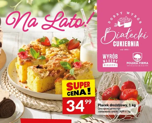 Placek drożdżowy Białecki promocja w Twój Market