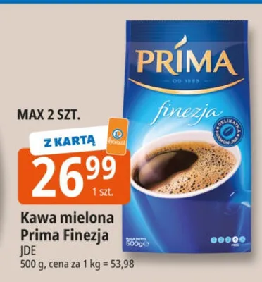 Kawa mielona Finezja promocja w Leclerc
