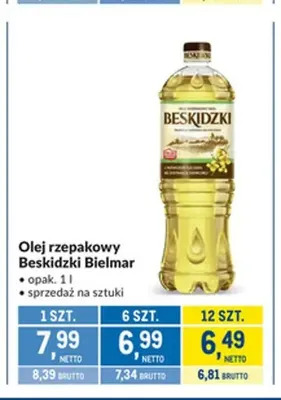 Olej rzepakowy Beskidzki Bielmar promocja w Makro