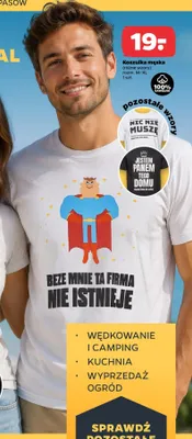 Koszulka męska bawełniana promocja w Netto