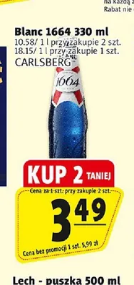 Piwo Blanc 1664 promocja w Prim Market