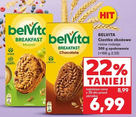 Ciastka zbożowe różne rodzaje promocja w Kaufland