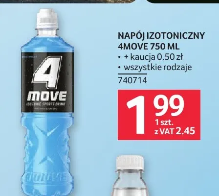 Napój izotoniczny 4Move promocja w Selgros