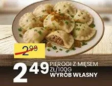 Pierogi z mięsem promocja w Wafelek