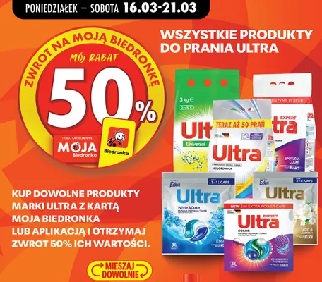 Od poniedziałku, Z ladą tradycyjną, strona 20 promocja w Biedronka