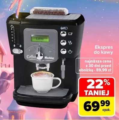 Ekspres do kawy promocja w Carrefour