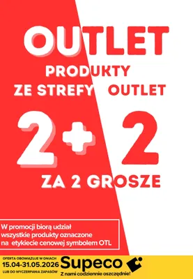OUTLET, strona 0 promocja w Supeco