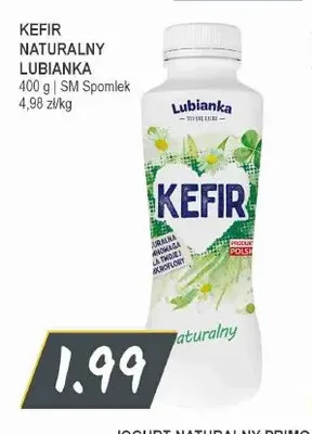 Kefir naturalny Lubianka promocja w Słoneczko