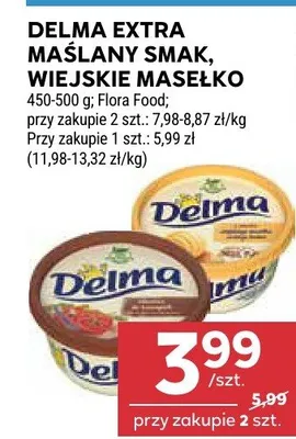 Masło extra maślany smak, wiejskie maselko promocja w Stokrotka