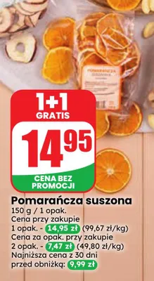 Pomarańcza suszona promocja w Dino