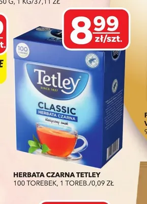 Herbata czarna Tetley Classic promocja w Top Market