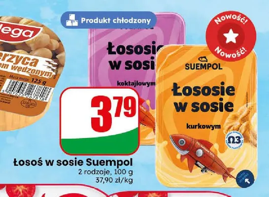 Łosoś w sosie koktajlowym Suempol promocja w Dino