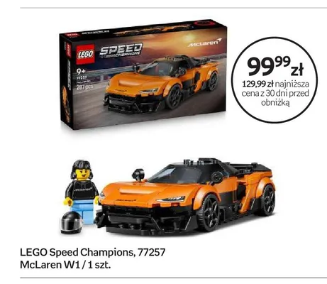 Klocki LEGO Speed Champions 77257 McLaren W1 promocja w Empik