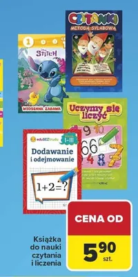 Książka do nauki czytania i liczenia promocja w Carrefour