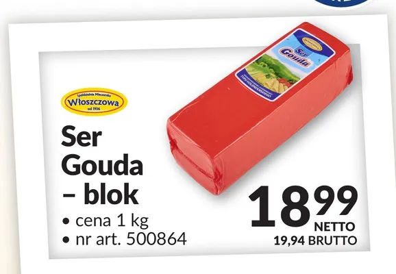 Ser Gouda - blok promocja w Makro