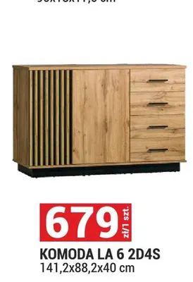 Komoda Lamelo LA 6 2D4S promocja w Merkury Market