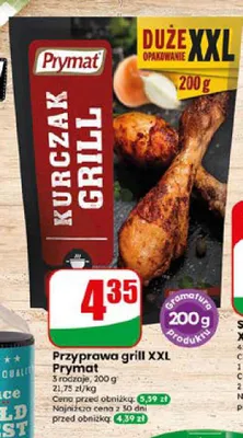 Przyprawa grill XXL Prymat promocja w Dino
