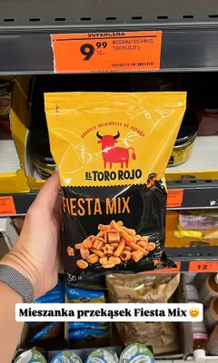 Mieszanka przekąsek El Toro Rojo Fiesta Mix promocja w Biedronka
