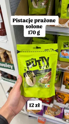 Pistacje prażone i solone Frutty Nutty Boyz promocja w Dealz