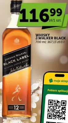Whisky Black Label promocja w Euro Sklep