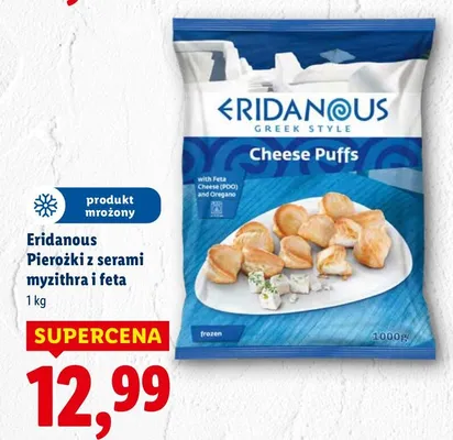 Pierożki z serarmi myzithra i feta promocja w Lidl