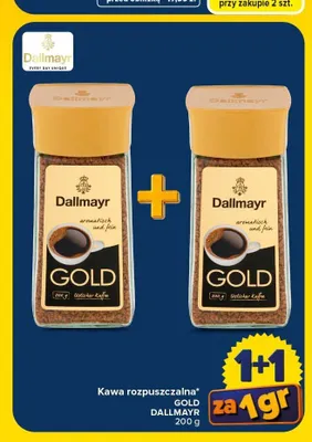 Kawa rozpuszczalna Dallmayr Gold promocja w Carrefour Market