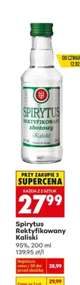 Spirytus Rektyfikowany zbożowy 0,2 l promocja w Biedronka