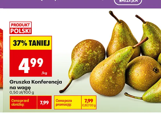 Gruszki Konferencja promocja w Biedronka
