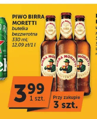 Piwo Birra Moretti promocja w Groszek