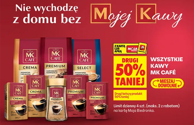 Kawa mielona MK Café Select promocja w Biedronka