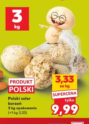 Polski seler korzeń promocja w Kaufland